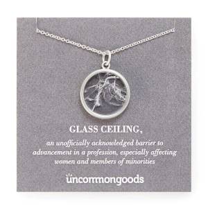 uncommongoods Shattered Glass Ceiling Necklace